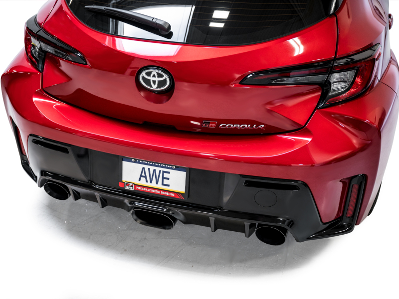 Toyota GR Corolla Performance Exhaust - AWE Tuning - Track Edition - Diamond Black - `23-`27